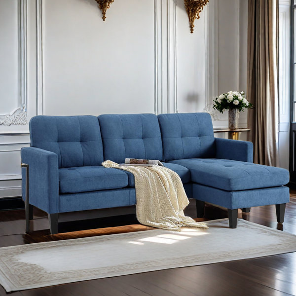 Ebern Designs Dobro L Shaped Sectional Sofa Convertible Sleeper Couch